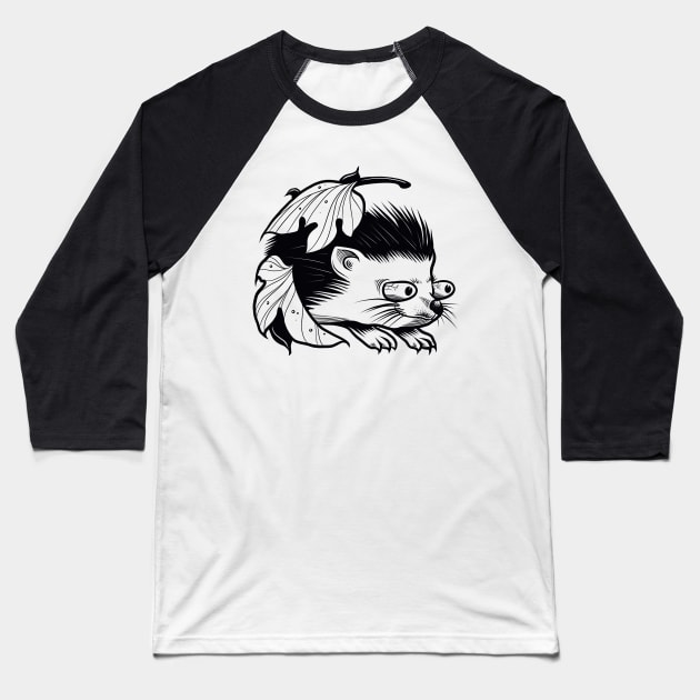 Porcupine Baseball T-Shirt by Adorline